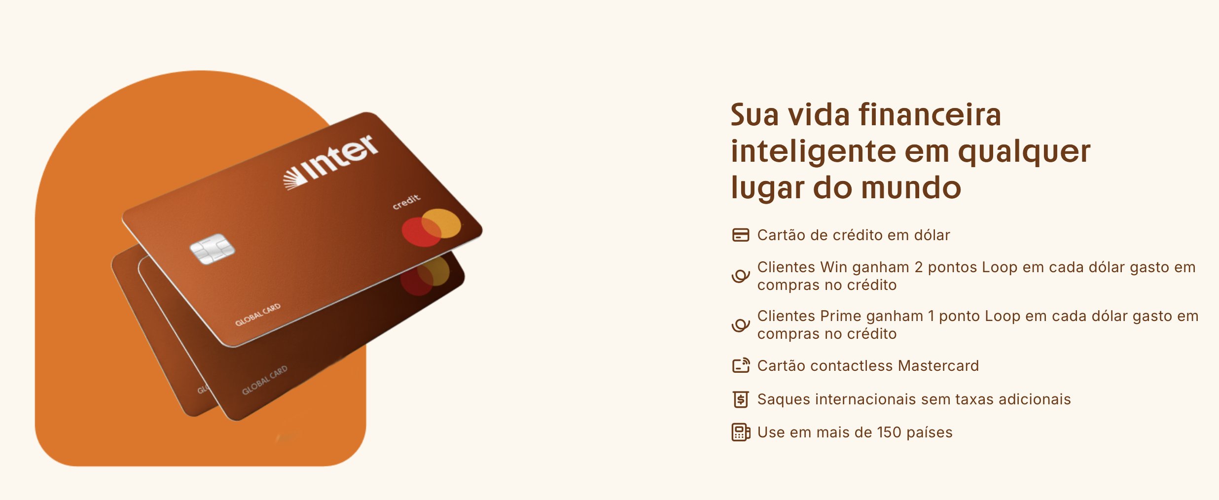 Inter lança cartão de crédito em dólar com até 40 dias para pagar e sem IOF na compra - Imagem do artigo original