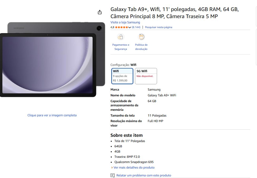 Samsung corta preços: linha Galaxy chega à Amazon com descontos que alcançam 54% 1 Samsung corta preços: linha Galaxy chega à Amazon com descontos que alcançam 54% - Imagem do artigo original