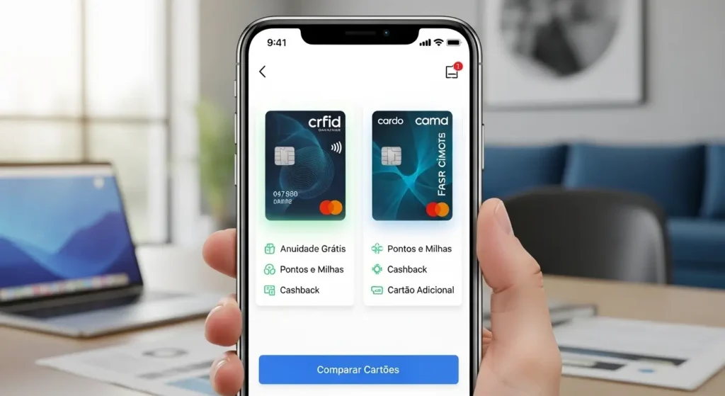 Como Escolher o Melhor Cartão de Crédito para o Seu Perfil Financeiro 3 App comparação cartões