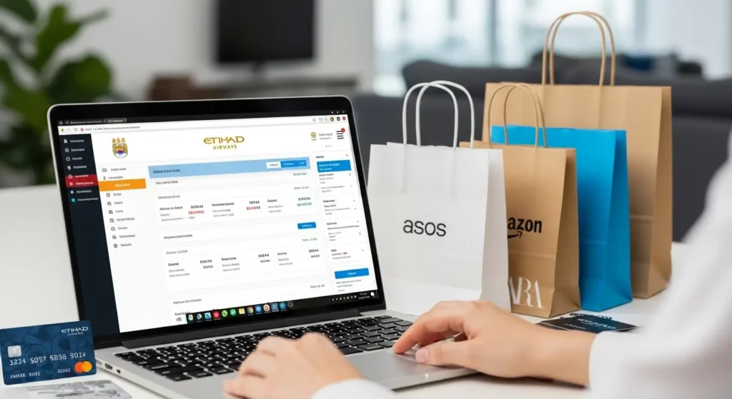 Acumule Milhas Etihad sem Voar: Parcerias com Hotéis, Compras e Cartões 1 Acumule Milhas Etihad sem Voar: Compras Online Etihad