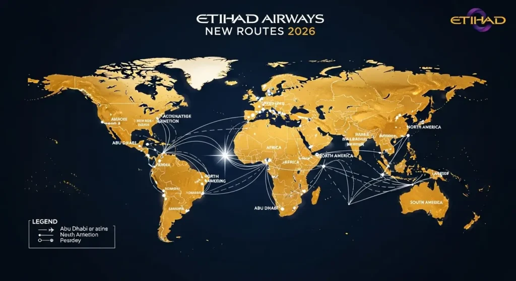 Novas Rotas Etihad 2026: Destinos Imperdíveis para Usar Suas Milhas 4 Novas Rotas Etihad 2026: