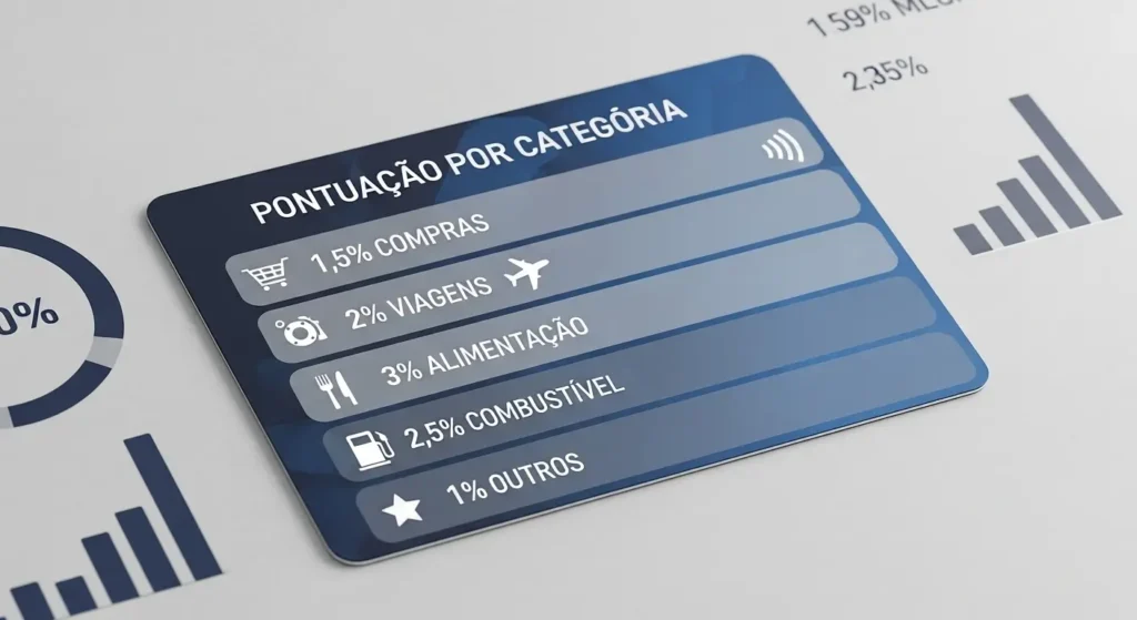 Centurion: Máximo status e exclusividade 3 Comparativo: Pontuação Cartões Categorias