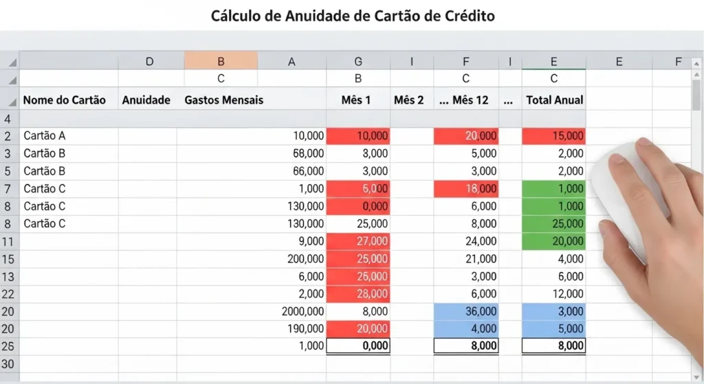 Vale a Pena Pagar Anuidade do Cartão? Comparativo e Cálculo 2026 1 Vale a Pena Pagar Anuidade do Cartão?