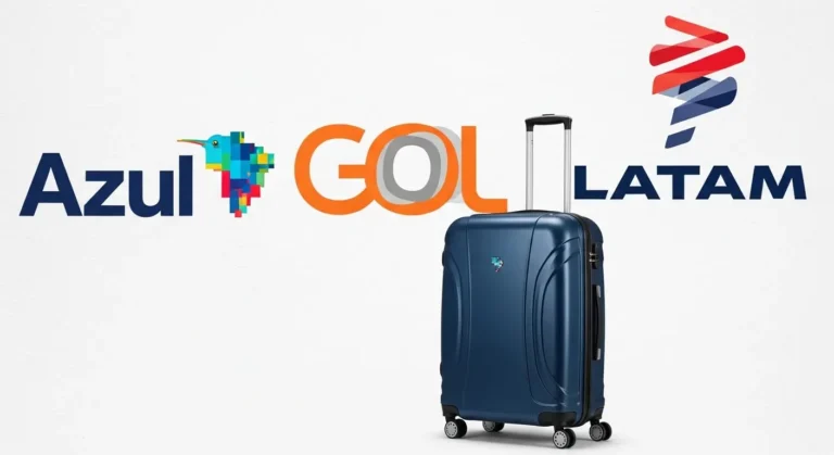 comparativo bagagem Azul Gol Latam 2026