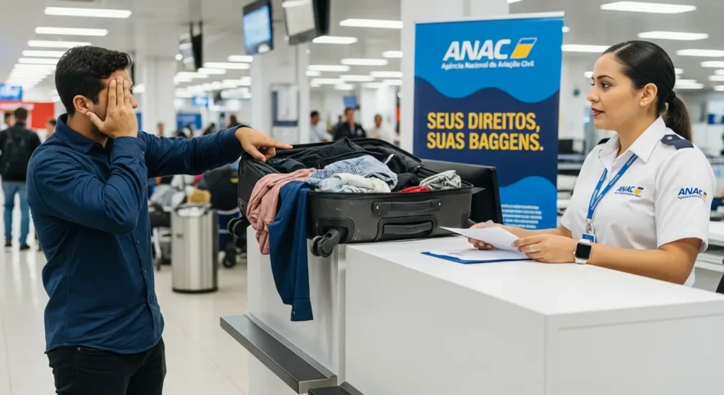 direitos passageiro bagagem extraviada ANAC