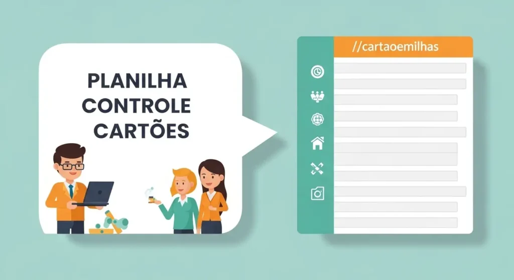 Aposentei Minha Carteira: Como Organizar os Cartões para Máximo de Pontos 2 Aposentei Minha Carteira: Planilha controle cartões
