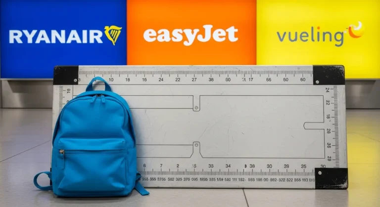 regras bagagem mão Ryanair EasyJet Vueling