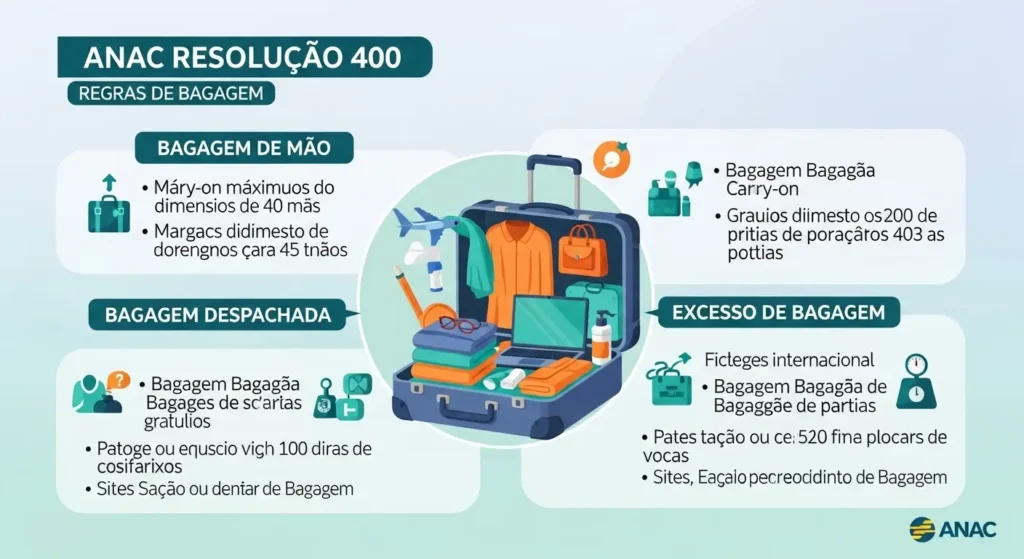 resolução ANAC 400 regras bagagem