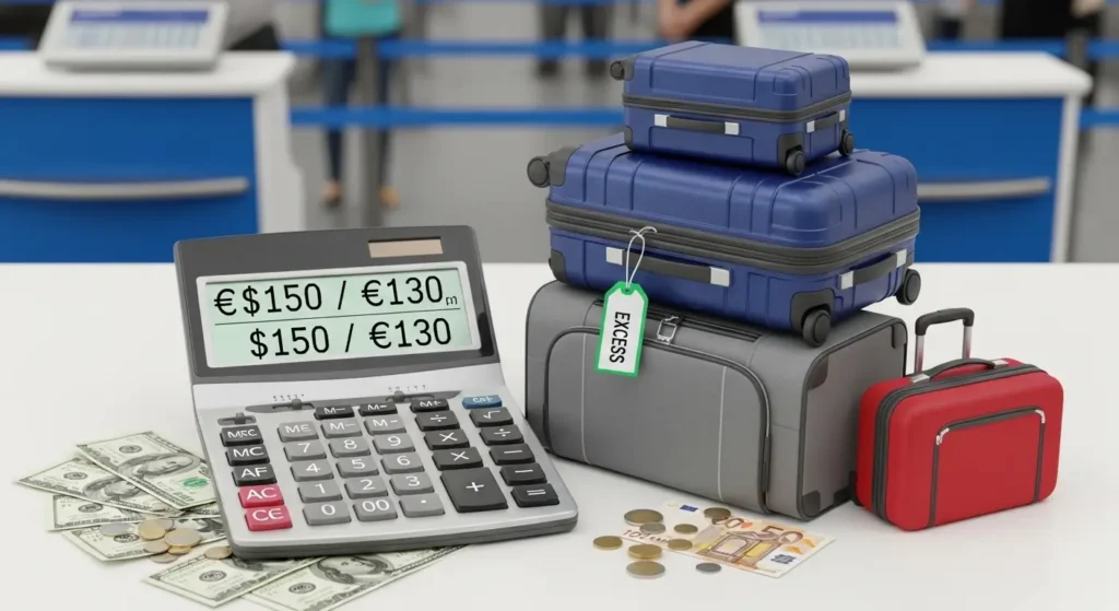  taxas excesso bagagem voos internacionais valor