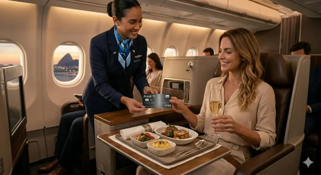 Azul Itaú Visa Infinite: Guia Completo e Benefícios 2026 2 Como usar o voucher de upgrade do Azul Itaú Visa Infinite.