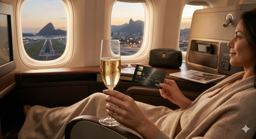 Itaú Visa Infinite: Privilege Guia do Líder em Pontos 2026 3 Design e exclusividade do novo Itaú Visa Infinite Privilege.