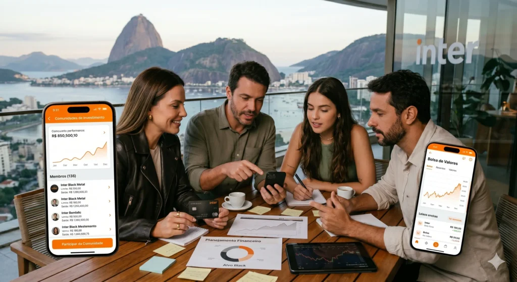 Inter Black Ilimitado em 2026: O Segredo que Não Te Contaram 3 Investidores planejando entrada em Comunidade para obter Inter Black
