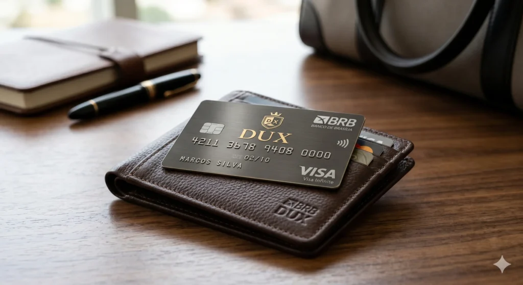 Guia Definitivo BRB DUX Visa Infinite: em 2026 Benefícios, Sala VIP, Pontuação e Como Conseguir 4 Benefícios exclusivos do cartão BRB DUX 2026