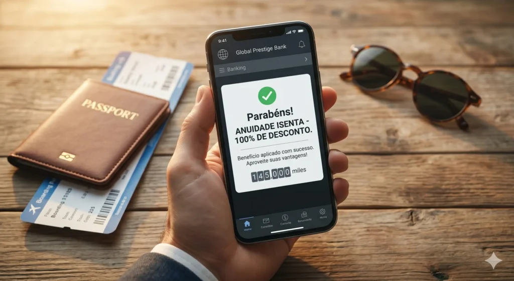 Por que você nunca deve pagar a anuidade do cartão Black em 2026 2 Anuidade do cartão Black Parabéns! ANUIDADE ISENTA - 100% DE DESCONTO