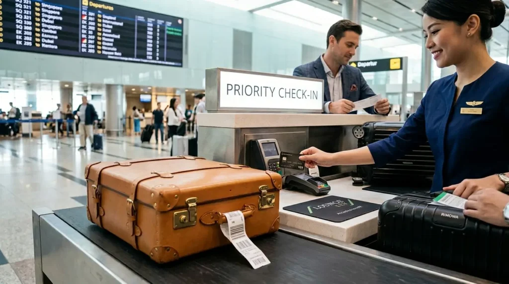 O Erro Global: Por Que Operar Sem Lounge Key Destrói a Sua Margem de Lucro 3 Malas de luxo despachadas com segurança graças à apólice de cartões com Lounge Key ilimitado