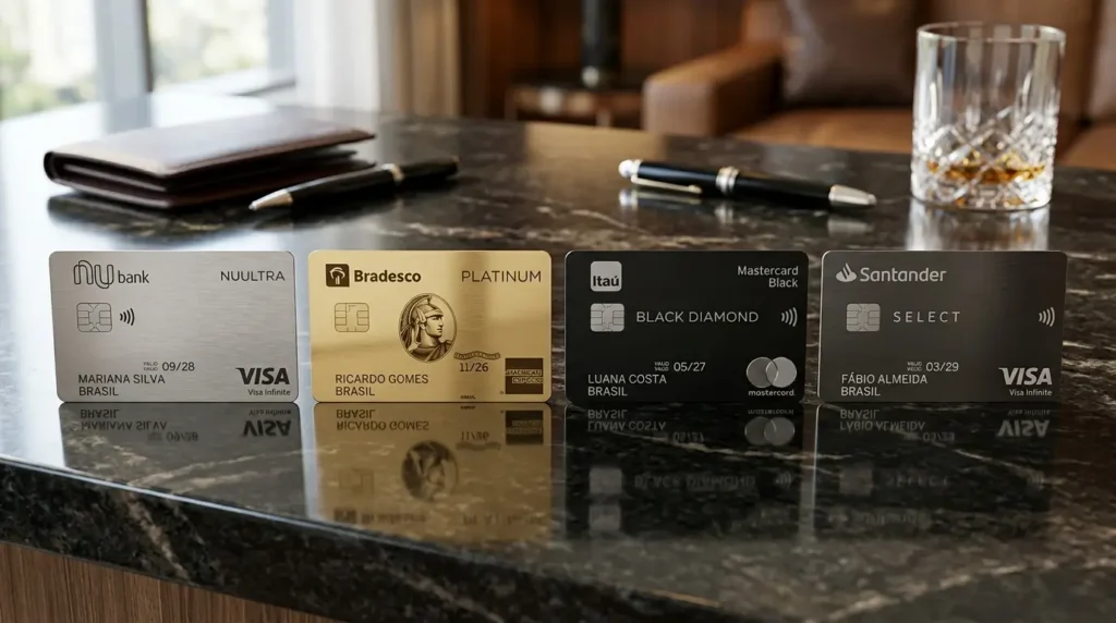 Cartões de Metal em 2026: Os 5 Melhores do Brasil 2 BRB DUX Visa Infinite: O Rei da Pontuação em 2026
