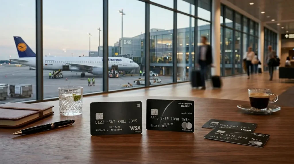 Melhores Cartões para Sala VIP em 2026: Guia Completo para Viajar com Mais Conforto 1 Cartões Visa Infinite e Mastercard Black com acesso às salas VIP