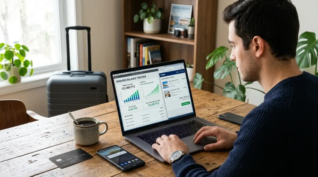 Pessoa acumulando pontos na Livelo por meio de compras online e cartão de crédito.  como funciona a Livelo 2026