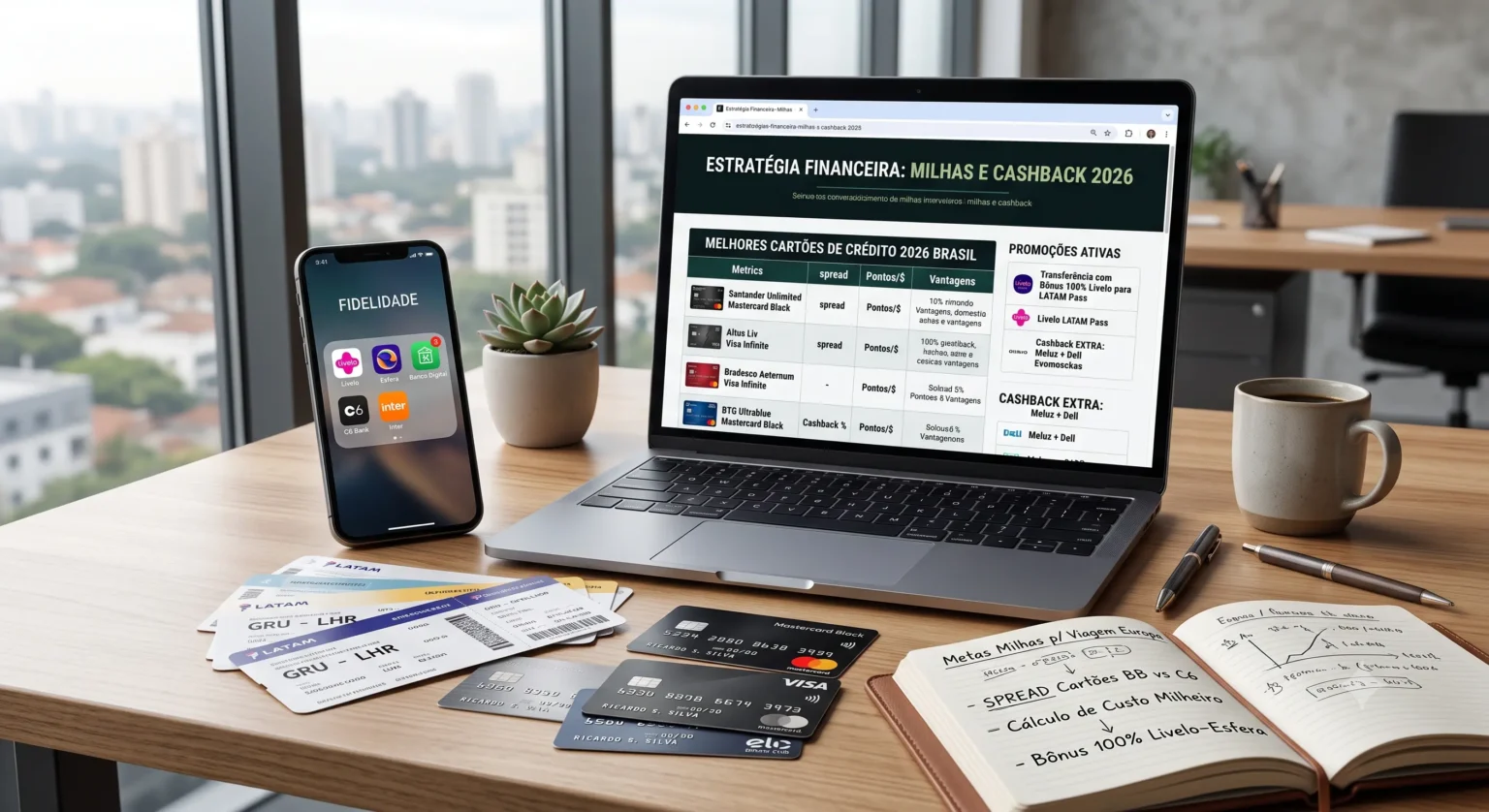 Promoções de Milhas, Cashback e Cartões: Como Aproveitar as Melhores Ofertas em 2026 Promoções de Milhas em 2026.