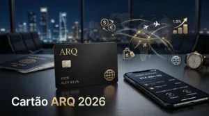 Cartão ARQ vale a pena? Taxas, cashback e como funciona Cartão ARQ 2026 com aplicativo de conta global, câmbio e pagamentos internacionais