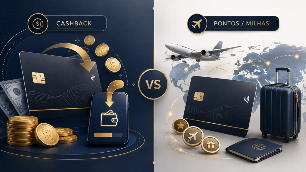 Comparação entre cashback e milhas para diferentes perfis de consumidores