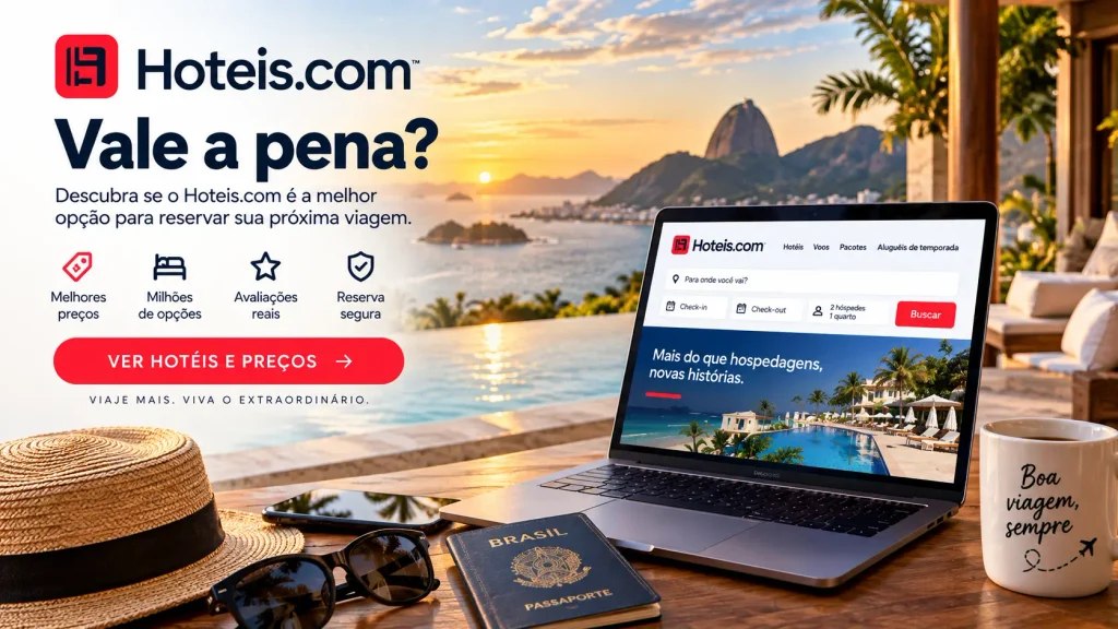 Comparação de hotéis e preços no Hoteis.com para reservar hospedagem